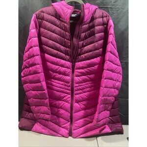 Lands End Long Goose Down Puffer Jacket